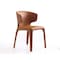 Manhattan Comfort Conrad Leather Dining Chair in Saddle, PK2 DC031-SA - alternate 2